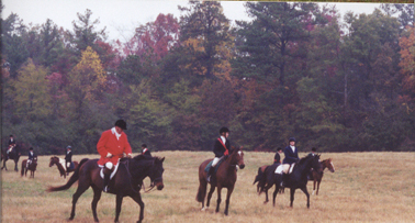 Pony Club Annual Mock Hunt (Pony Clubbers are both fox and hounds.)